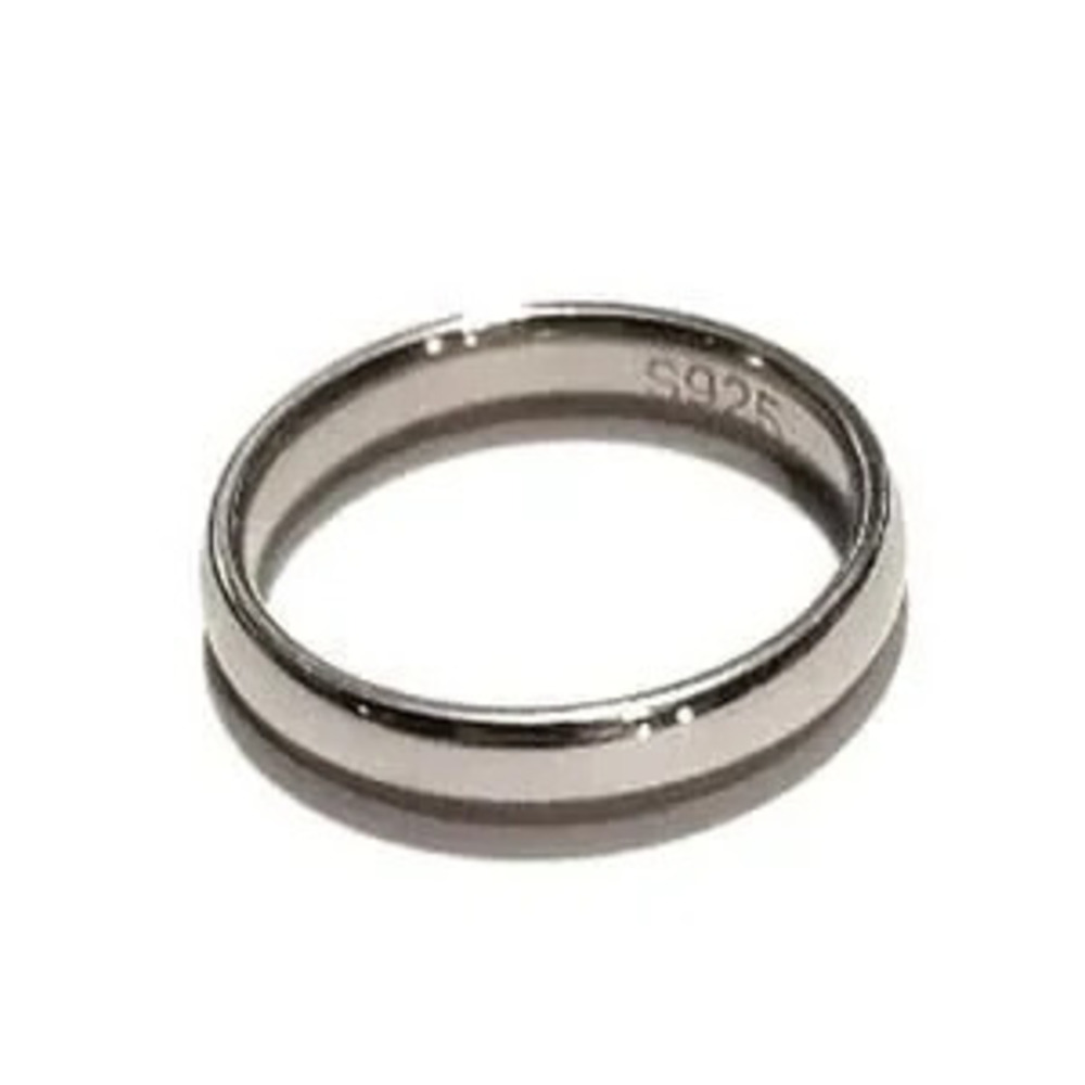 S925 Sterling Silver Promise Ring Band Wedding Engagement Proposal Gift - New!